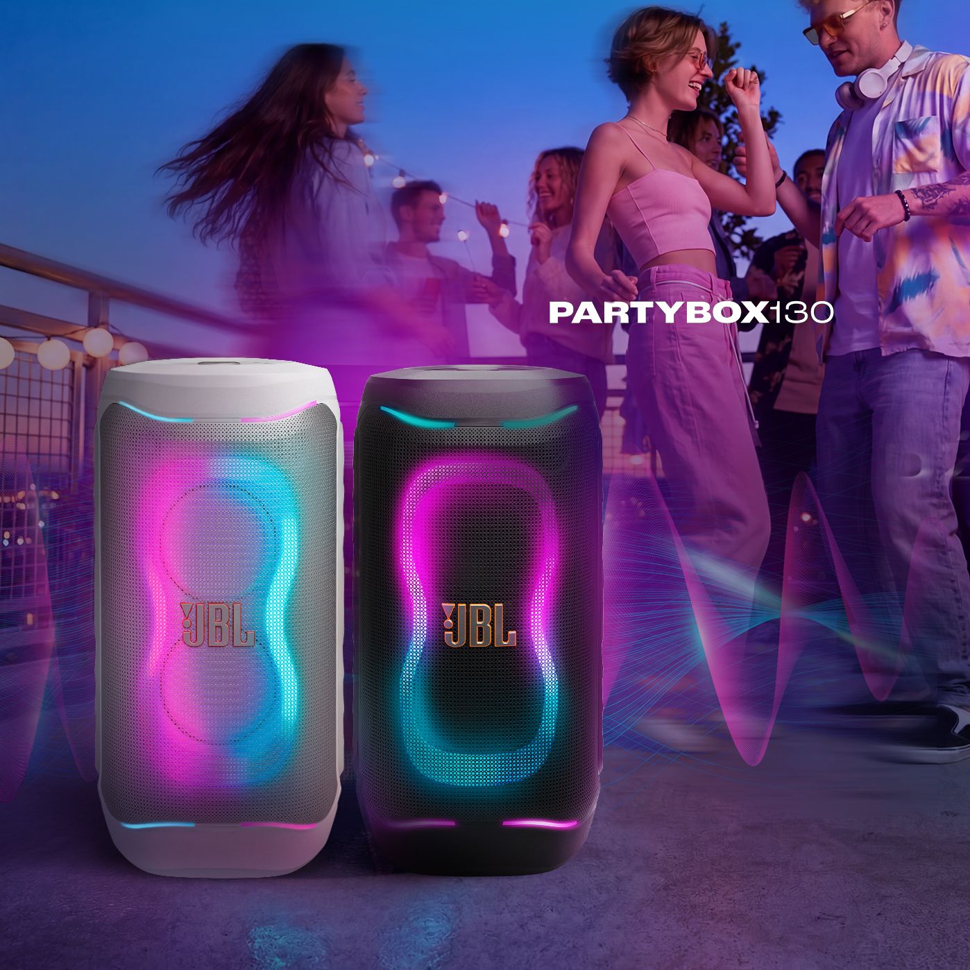 JBL PartyBox 130 teraz także w bieli. 